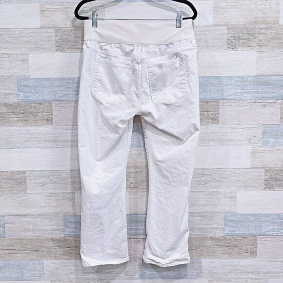 GAP Women's Crisp White Cropped Jeans - Picture 1 of 6